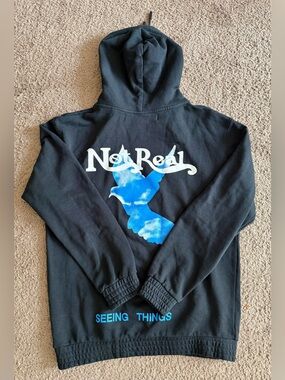 Off white not real Hoodie